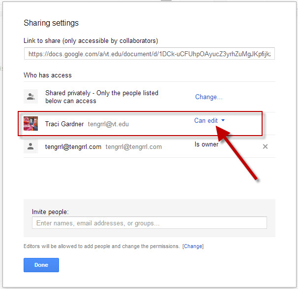 google drive share video