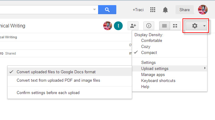 Google Drive Upload Conversion
